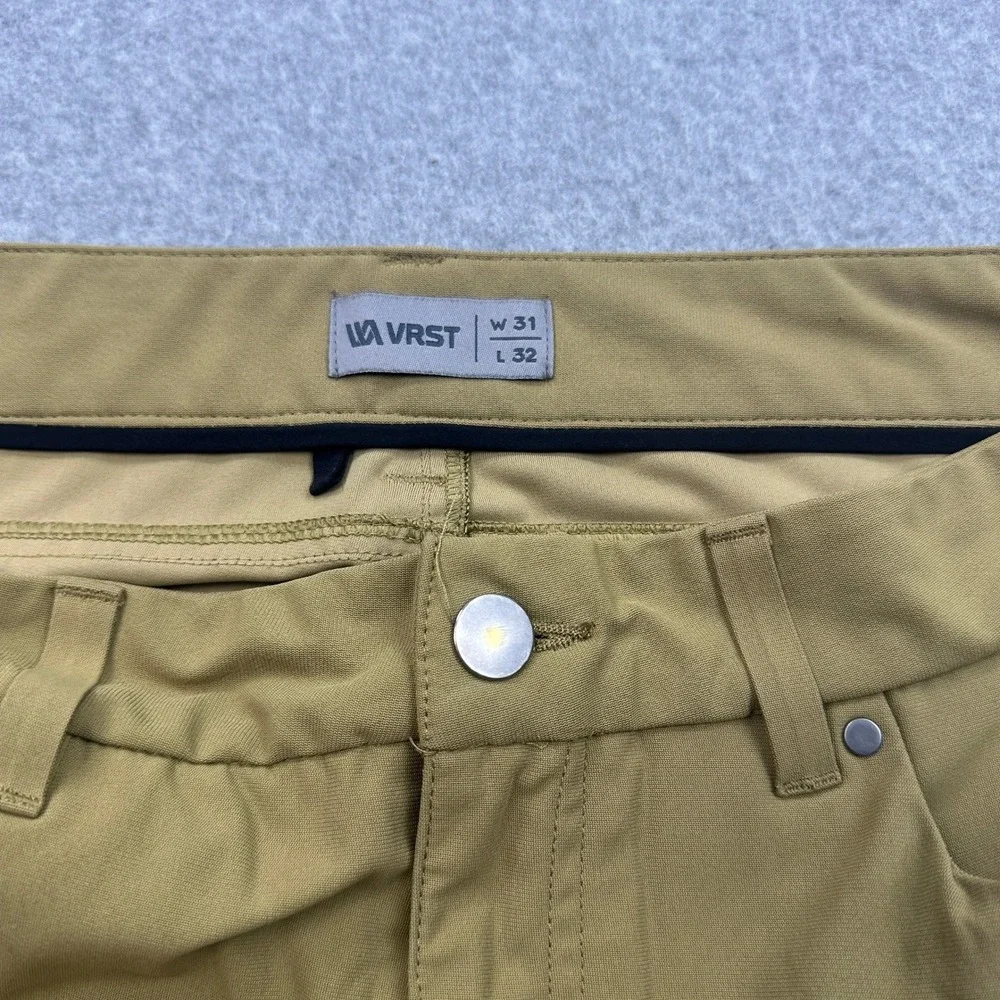 VRST Limitless Athletic Fit Performance Golf 5 Pocket Pants Men's 31x32 Stretch